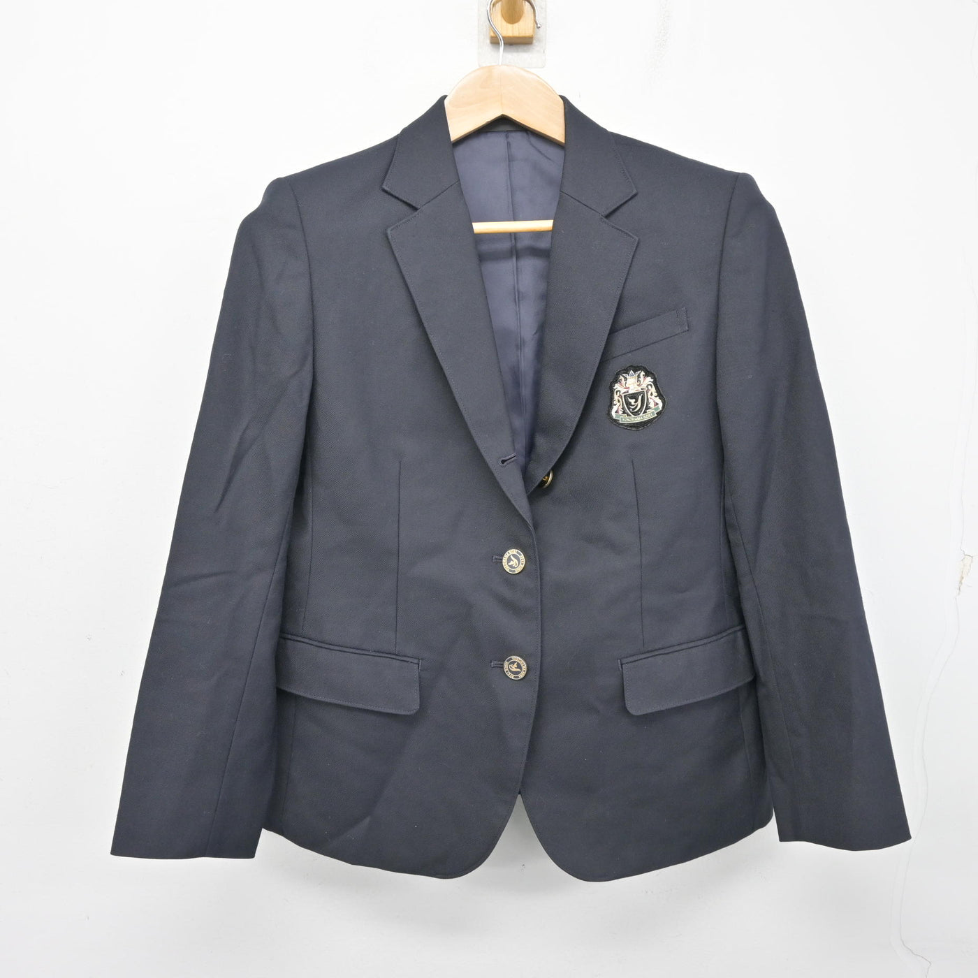 【中古】神奈川県 横浜創英高等学校 女子制服 3点 (ブレザー・スカート) sf101324