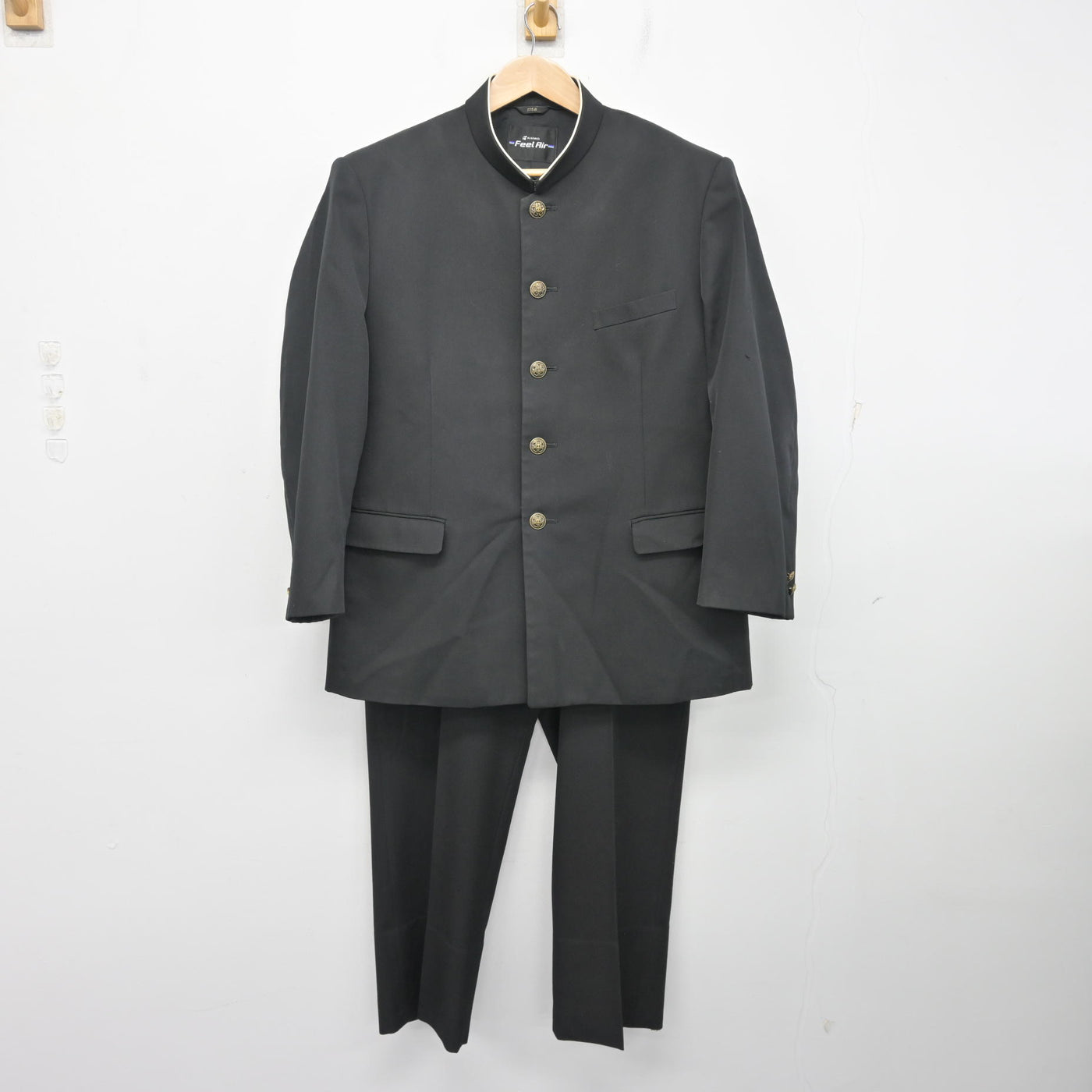 【中古】愛知県 青陵中学校 男子制服 2点 (学ラン・ズボン) sf101328