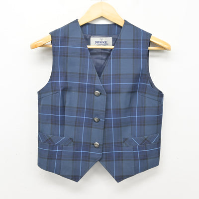 【中古】東京都 あきる野市立西中学校 女子制服 4点 (ブレザー・ベスト・スカート) sf101384