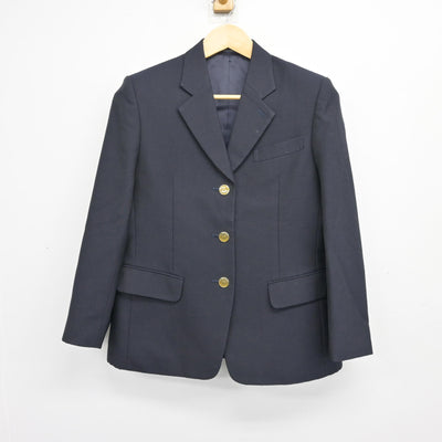 【中古】京都府 堀川高等学校 女子制服 3点 (ブレザー・スカート・スカート) sf101388
