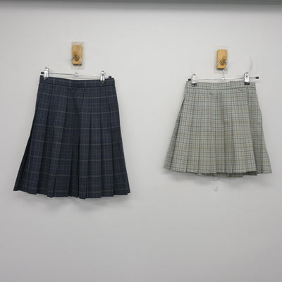 【中古】京都府 堀川高等学校 女子制服 3点 (ブレザー・スカート・スカート) sf101388