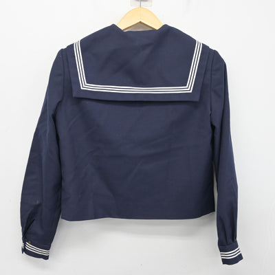 【中古】富山県 滑川中学校 女子制服 2点 (セーラー服・スカート) sf101401