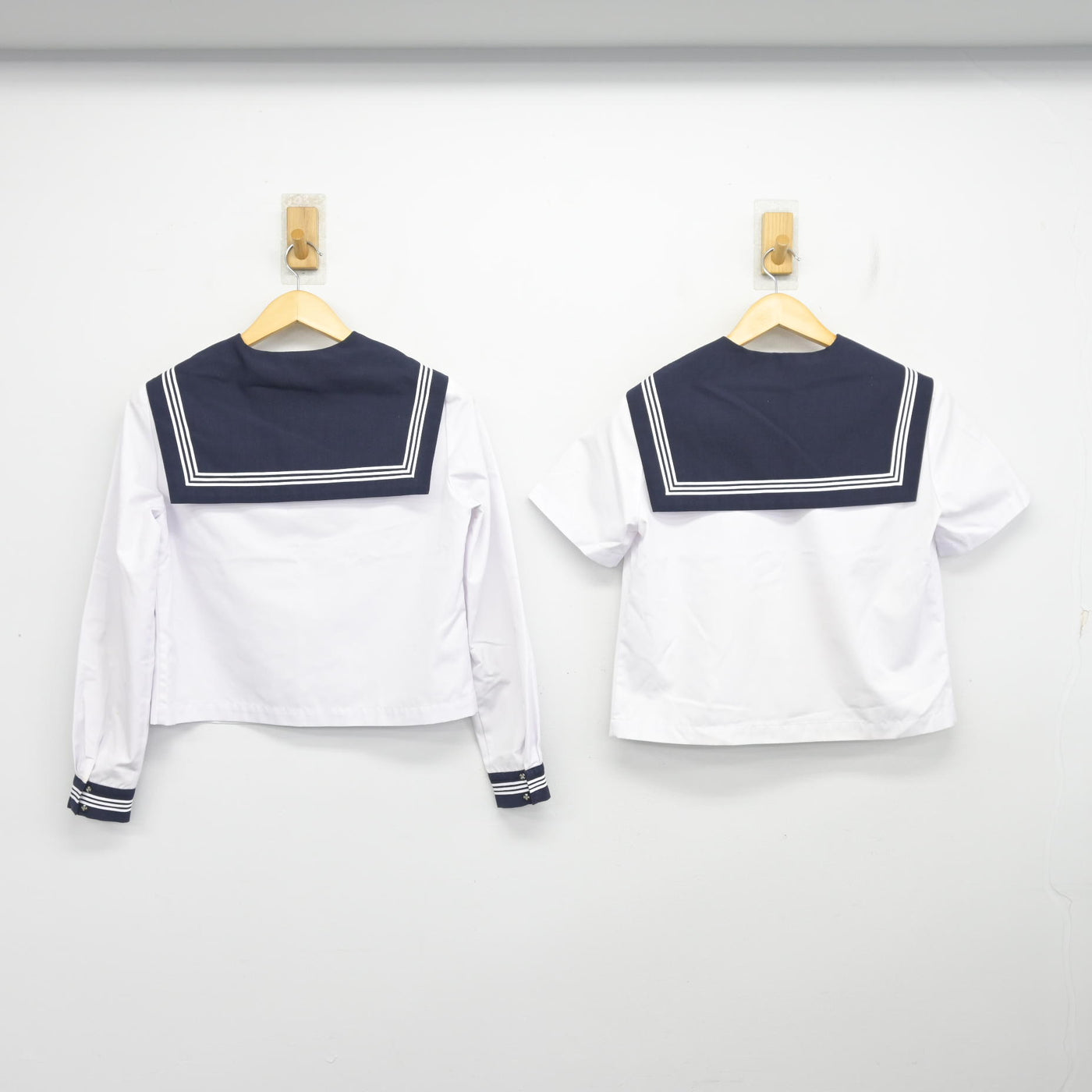 【中古】富山県 滑川中学校 女子制服 2点 (セーラー服・セーラー服) sf101403