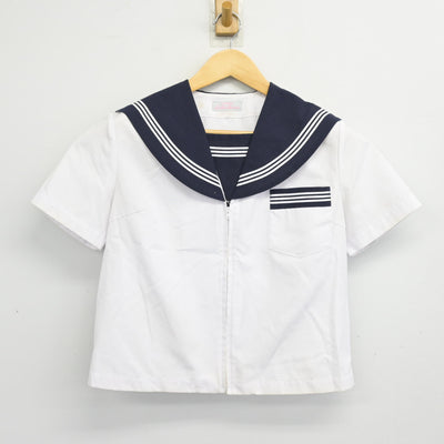【中古】富山県 滑川中学校 女子制服 2点 (セーラー服・セーラー服) sf101403