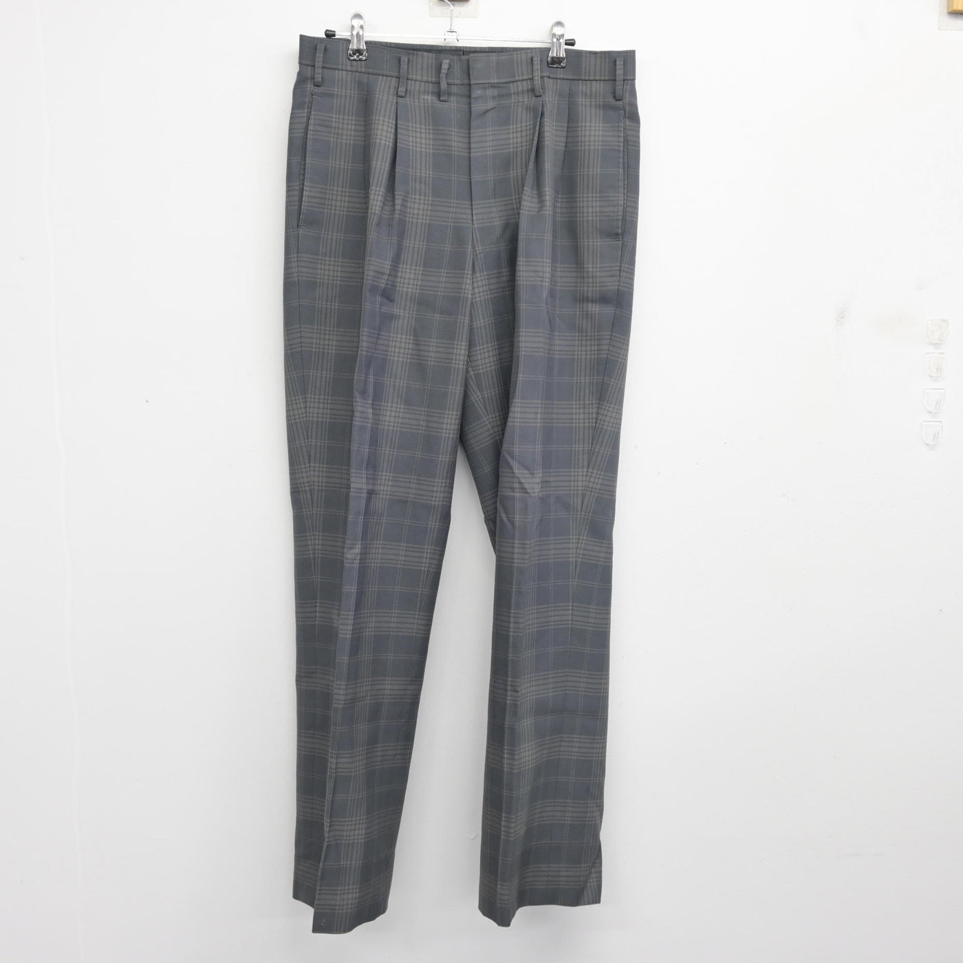 【中古】神奈川県 錦台中学校 男子制服 3点 (ブレザー・ズボン・ズボン) sf101409