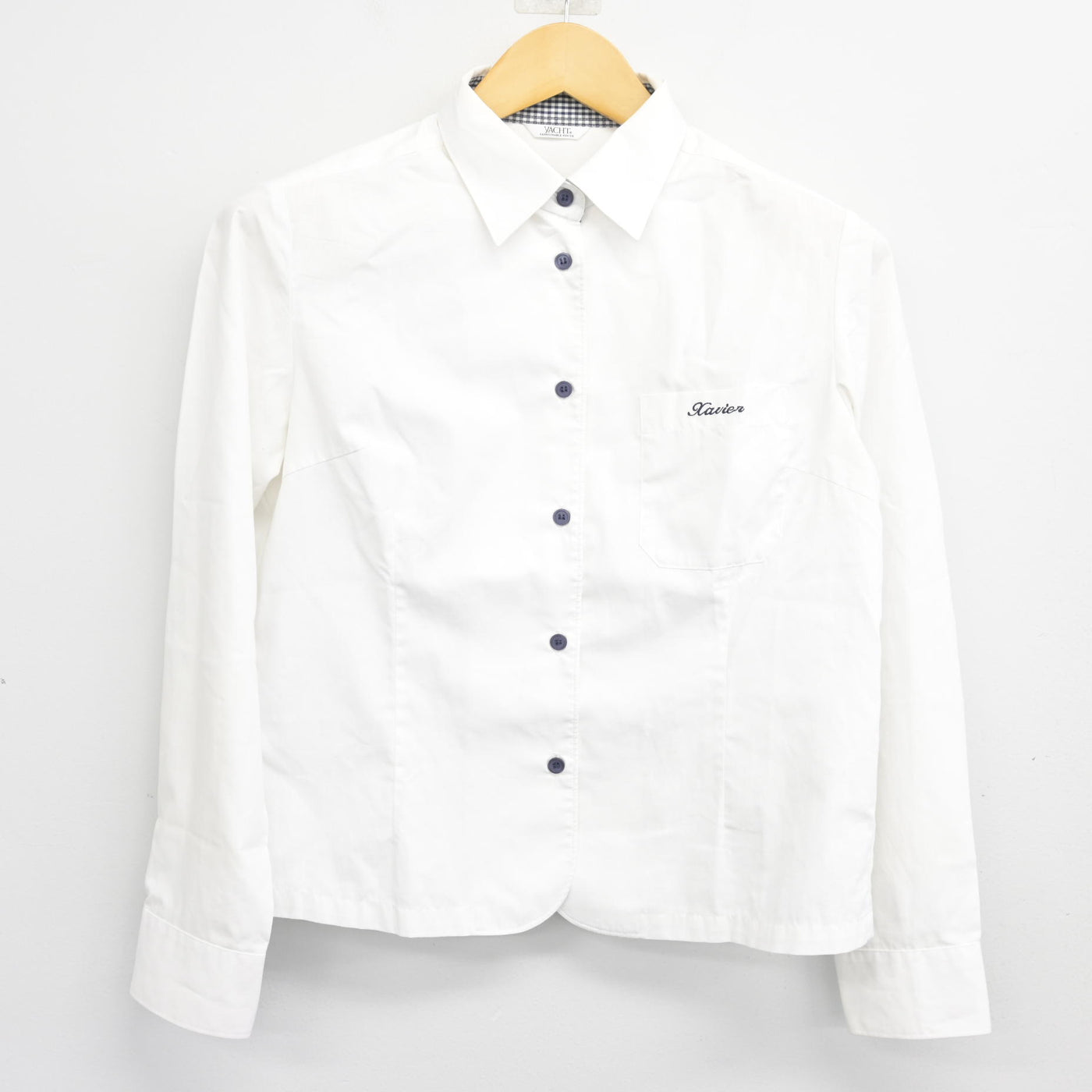 【中古】山口県 サビエル高等学校 女子制服 4点 (ブレザー・シャツ・スカート) sf101411