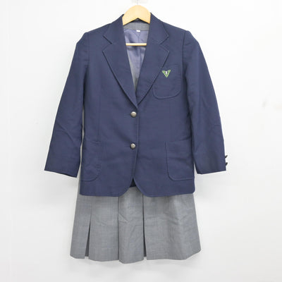 【中古】埼玉県 加治中学校 女子制服 3点 (ブレザー・ベスト・スカート) sf101414