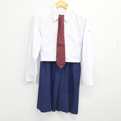 【中古】埼玉県 狭山経済高等学校 女子制服 5点 (ブレザー・シャツ・スカート) sf101416
