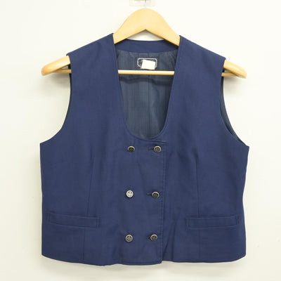 【中古】埼玉県 狭山経済高等学校 女子制服 2点 (ベスト・スカート) sf101419