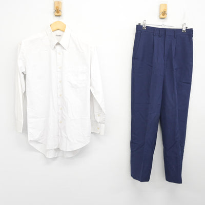 【中古】埼玉県 狭山経済高等学校 男子制服 6点 (ブレザー・ニット・シャツ・ズボン) sf101420