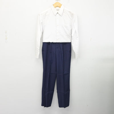 【中古】埼玉県 狭山経済高等学校 男子制服 2点 (シャツ・ズボン) sf101421