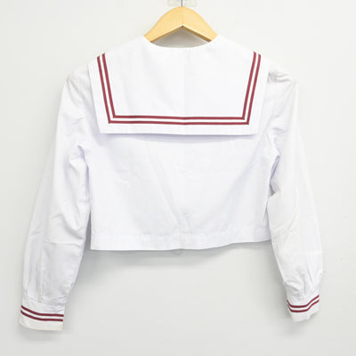 【中古】岐阜県 岐阜西中学校 女子制服 2点 (セーラー服・スカート) sf101431