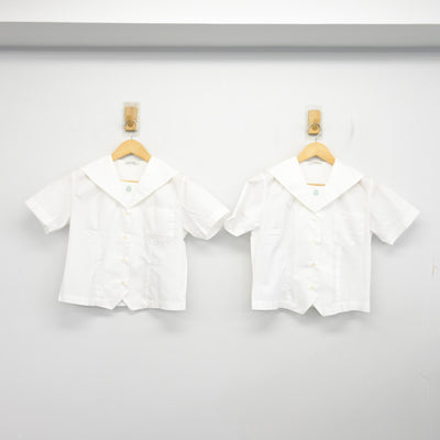 【中古】岐阜県 大垣桜高等学校 女子制服 3点 (セーラー服・スカート) sf101433