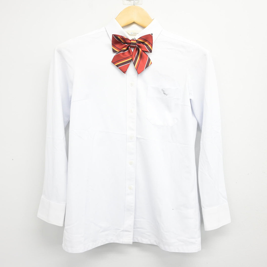 中古】鹿児島県 神村学園高等部 女子制服 4点 (ブレザー・シャツ