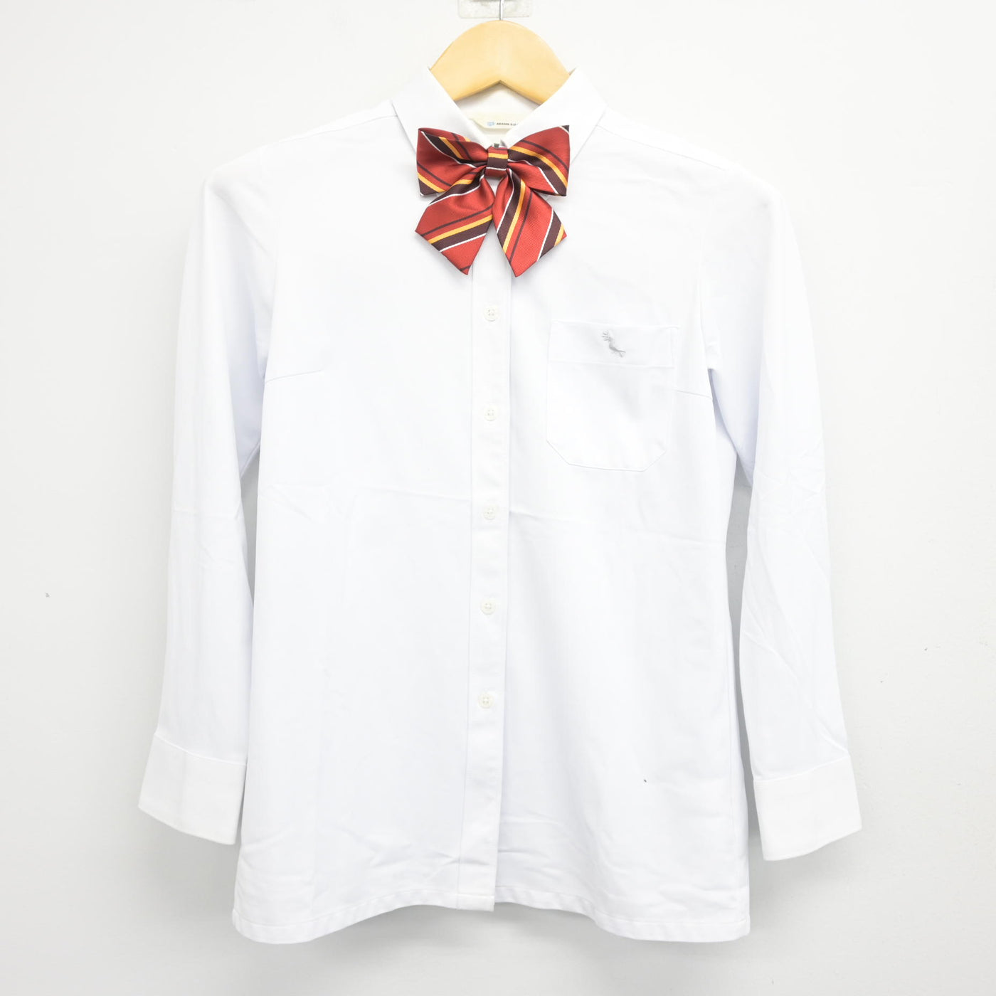 【中古】鹿児島県 神村学園高等部 女子制服 4点 (ブレザー・シャツ・スカート) sf101440