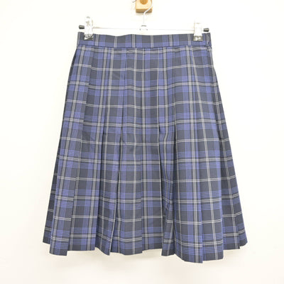 【中古】鹿児島県 神村学園高等部 女子制服 2点 (シャツ・スカート) sf101442