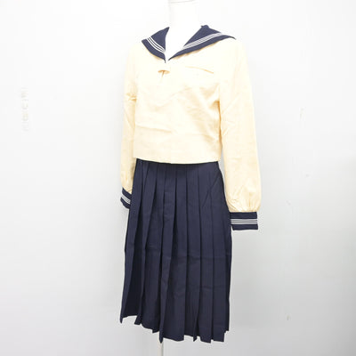 【中古】東京都 國學院大學久我山高等学校 女子制服 2点 (セーラー服・スカート) sf101450