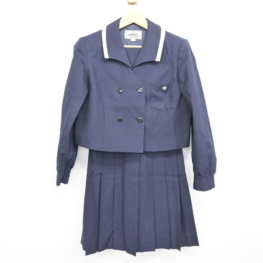 中古】愛知県 宝陵高等学校 女子制服 4点 (セーラー服・スカート