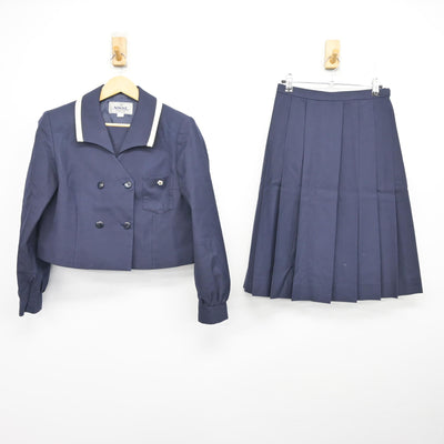 【中古】愛知県 宝陵高等学校 女子制服 4点 (セーラー服・スカート) sf101454