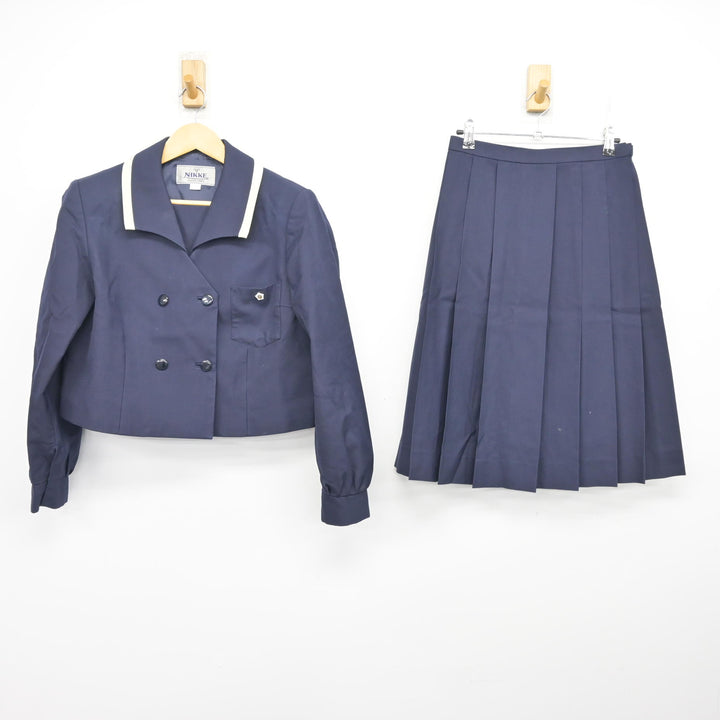 中古】愛知県 宝陵高等学校 女子制服 4点 (セーラー服・スカート