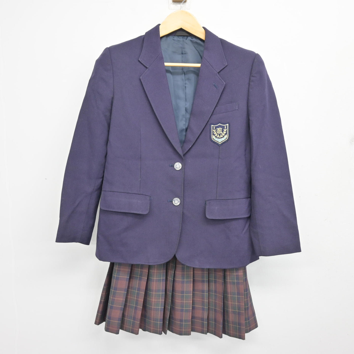 【中古】滋賀県 打出中学校 女子制服 2点 (ブレザー・スカート) sf101458