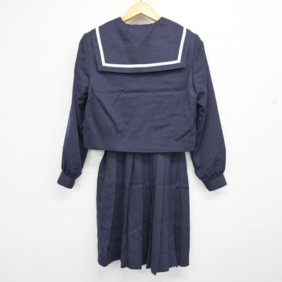 【中古】三重県 正和中学校 女子制服 3点 (セーラー服・スカート) sf101460