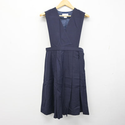 【中古】和歌山県 和歌山信愛高等学校 女子制服 3点 (ブレザー・シャツ・ジャンパースカート) sf101489