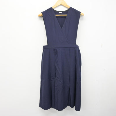 【中古】和歌山県 和歌山信愛高等学校 女子制服 2点 (シャツ・ジャンパースカート) sf101490