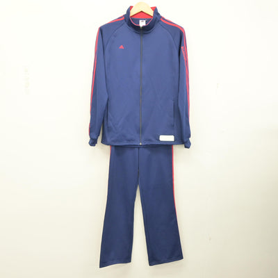 【中古】東京都 郁文館グローバル高等学校 女子制服 2点 (ジャージ 上・ジャージ 下) sf101492