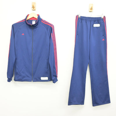 【中古】東京都 郁文館グローバル高等学校 女子制服 2点 (ジャージ 上・ジャージ 下) sf101492