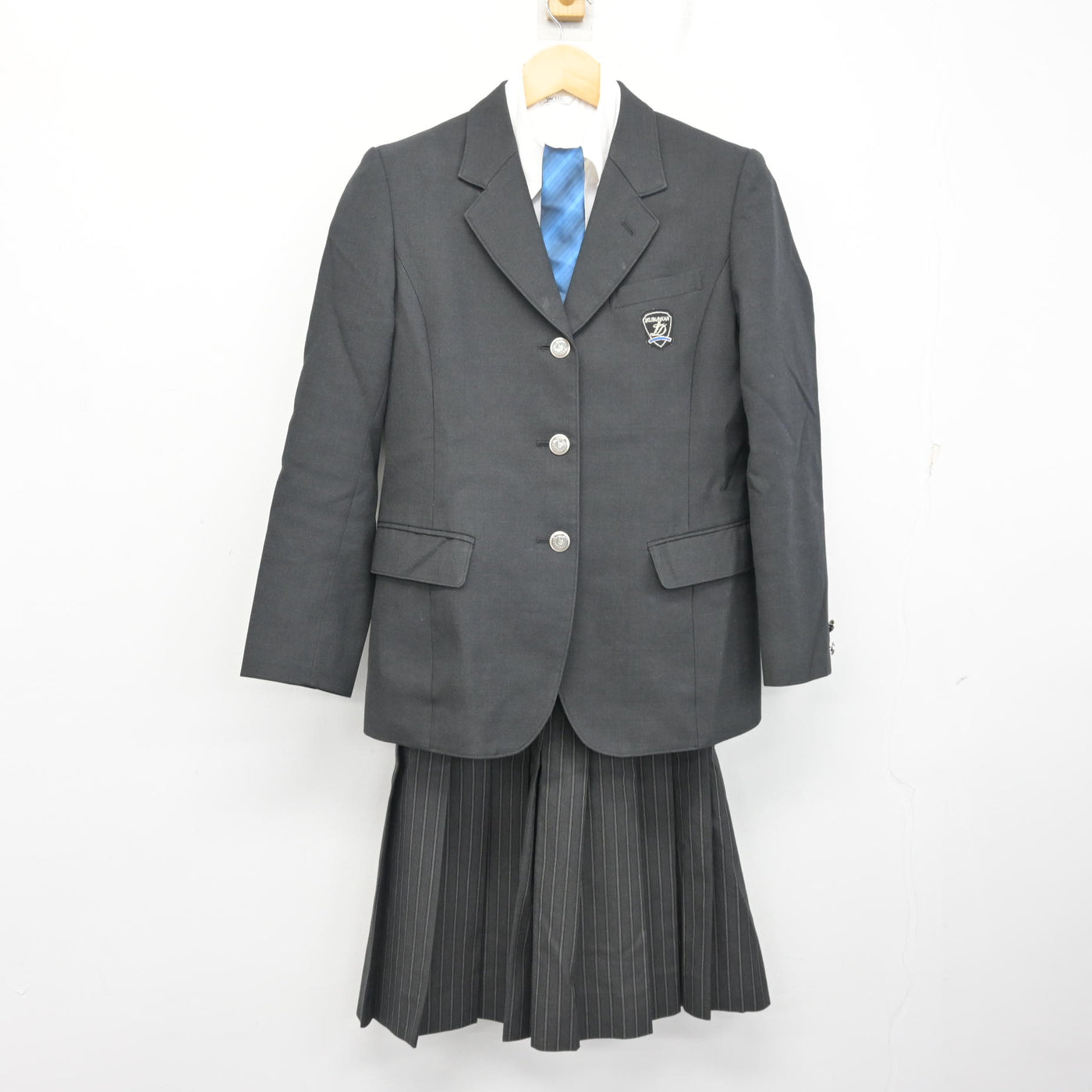 【中古】東京都 郁文館グローバル高等学校 女子制服 4点 (ブレザー・シャツ・スカート) sf101495