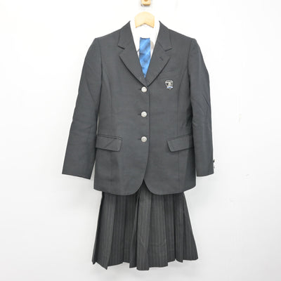 【中古】東京都 郁文館グローバル高等学校 女子制服 4点 (ブレザー・シャツ・スカート) sf101495