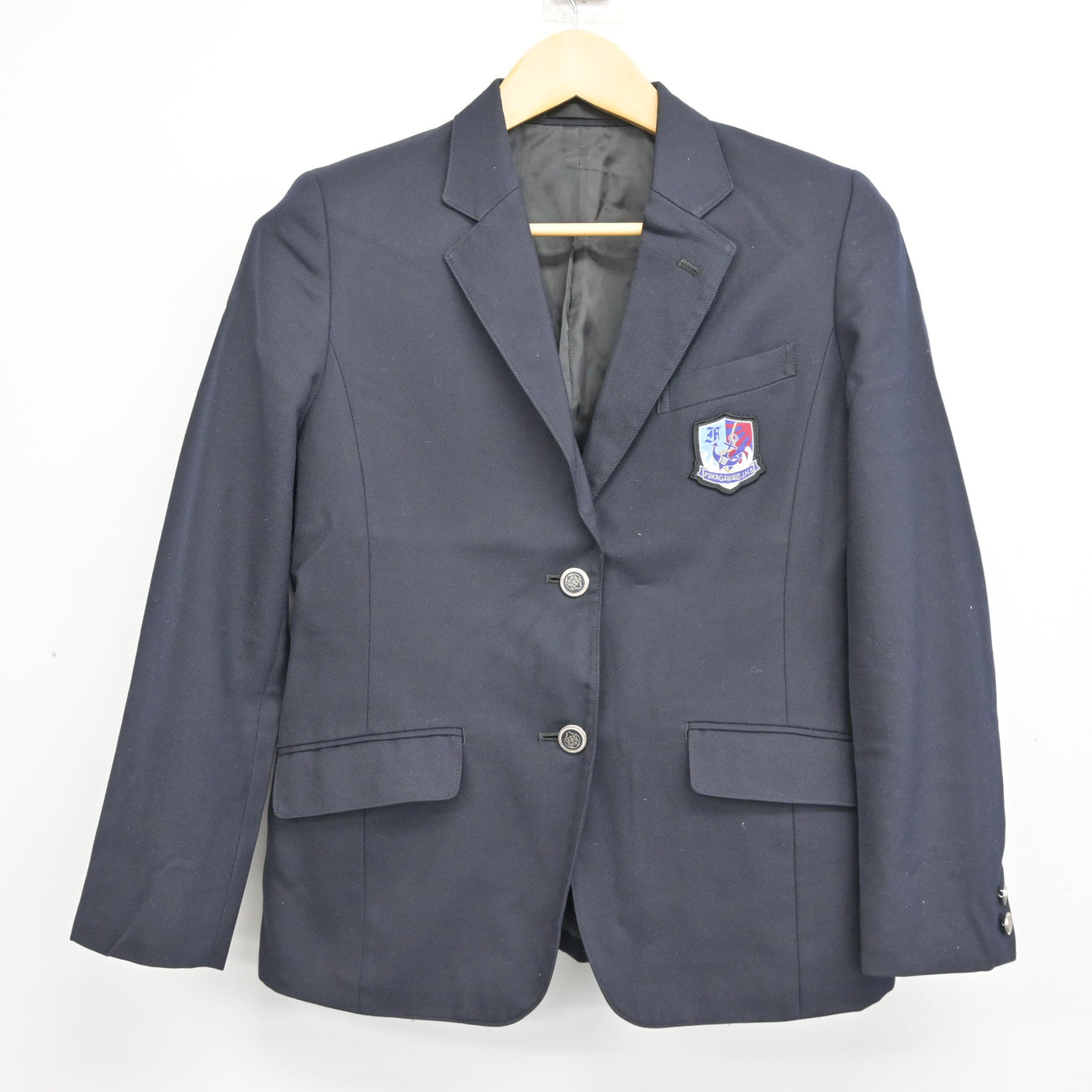 【中古】東京都 深川第八中学校 女子制服 3点 (ブレザー・シャツ・スカート) sf101499