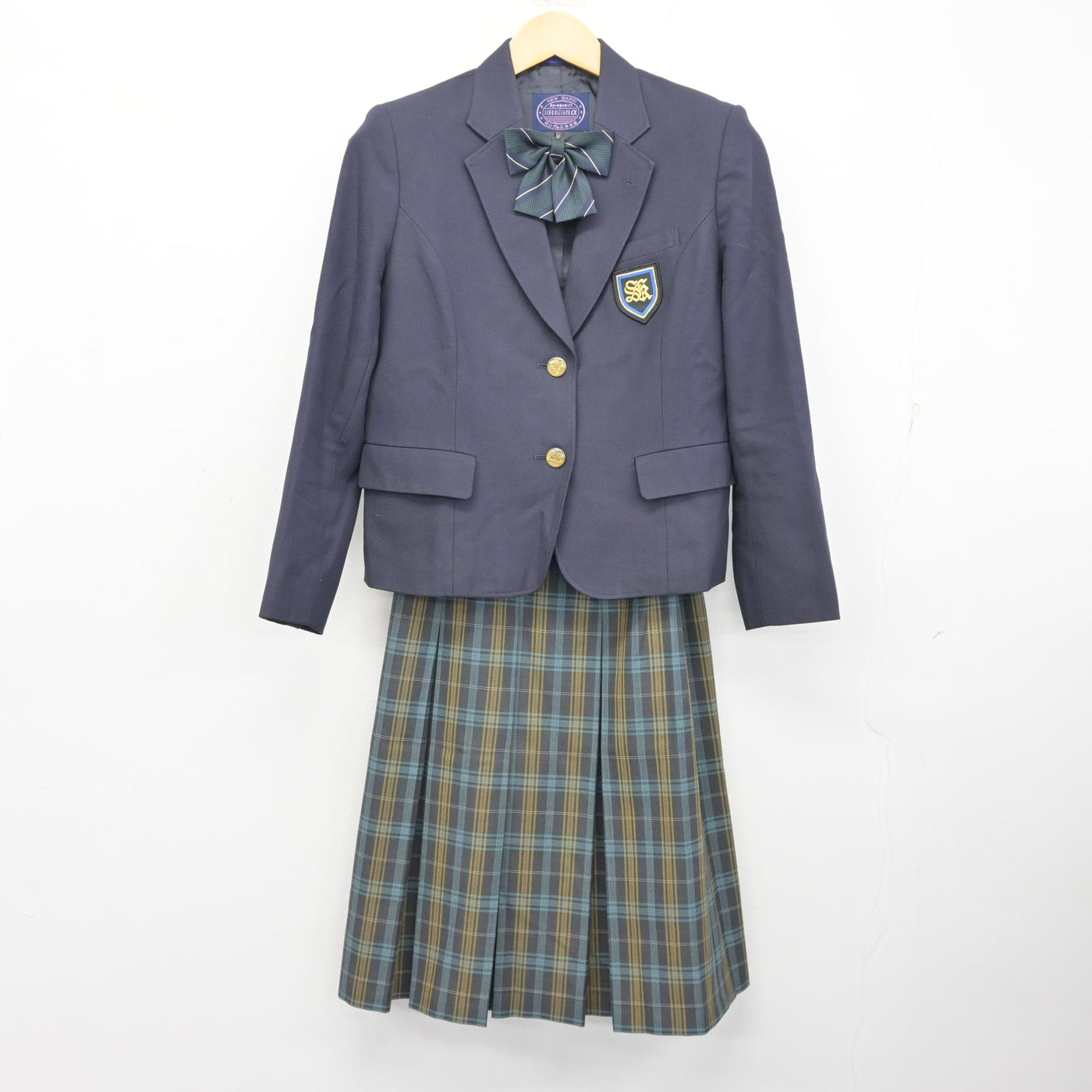 【中古】北海道 新琴似北中学校 女子制服 4点 (ブレザー・ベスト・スカート) sf101508