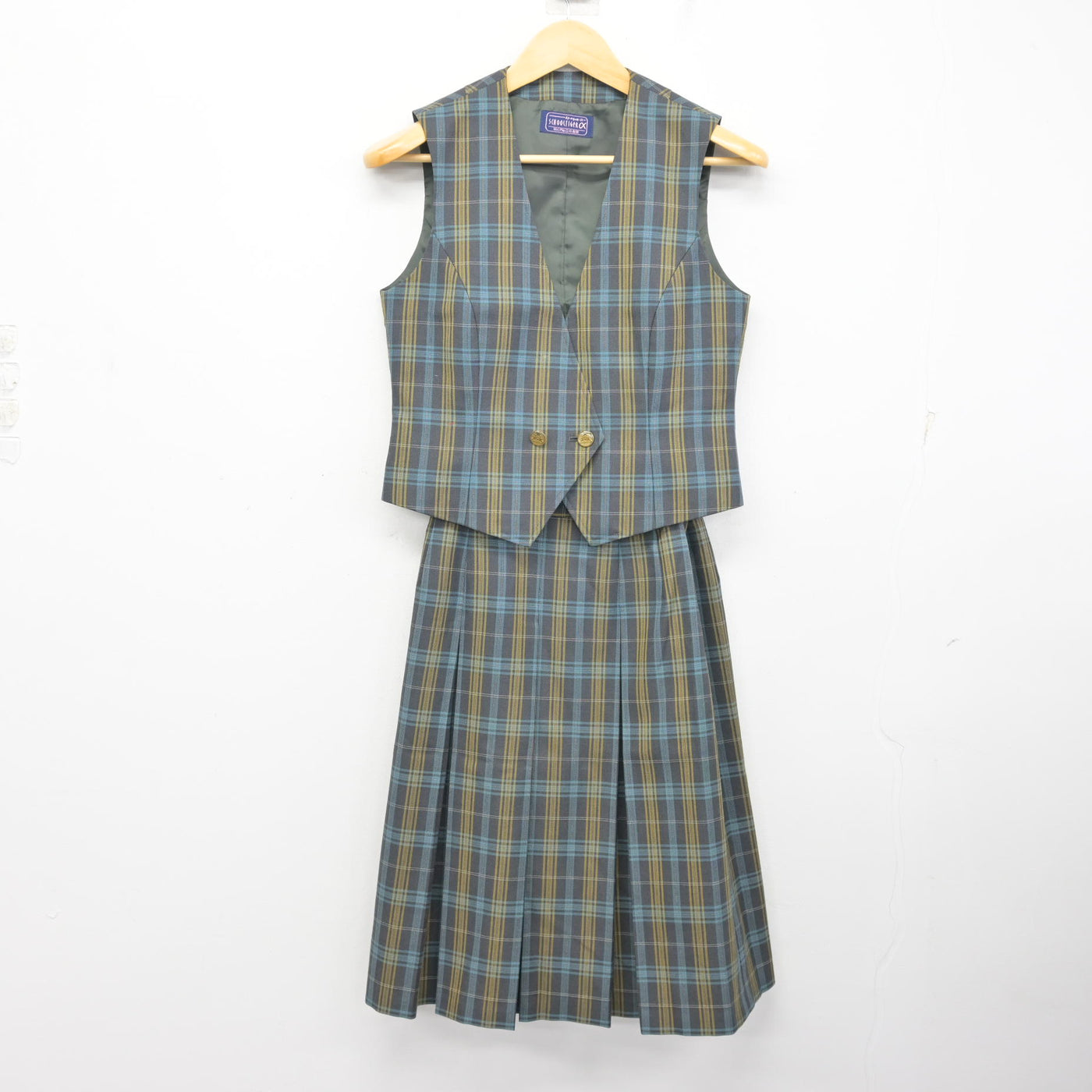 【中古】北海道 新琴似北中学校 女子制服 4点 (ブレザー・ベスト・スカート) sf101508