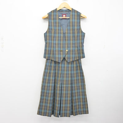 【中古】北海道 新琴似北中学校 女子制服 4点 (ブレザー・ベスト・スカート) sf101509