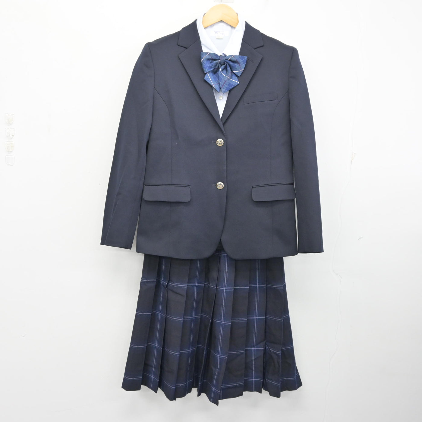 【中古】北海道 札幌北陵高等学校 女子制服 4点 (ブレザー・シャツ・スカート) sf101510