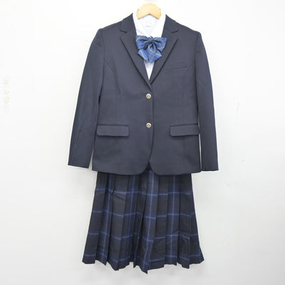 【中古】北海道 札幌北陵高等学校 女子制服 4点 (ブレザー・シャツ・スカート) sf101510
