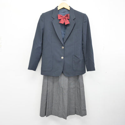 【中古】宮城県 日吉台中学校 女子制服 3点 (ブレザー・スカート) sf101516
