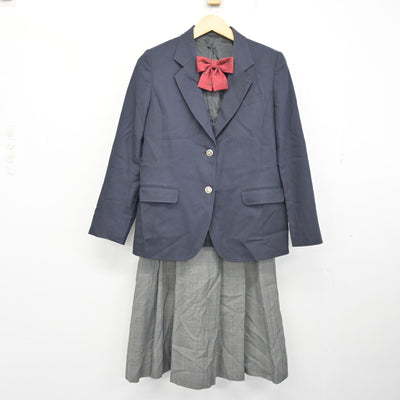【中古】宮城県 日吉台中学校 女子制服 3点 (ブレザー・スカート) sf101517