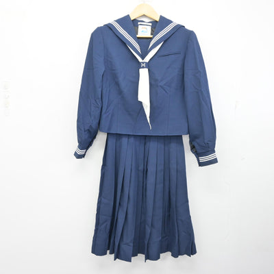 【中古】茨城県 伊奈東中学校 女子制服 3点 (セーラー服・スカート) sf101518