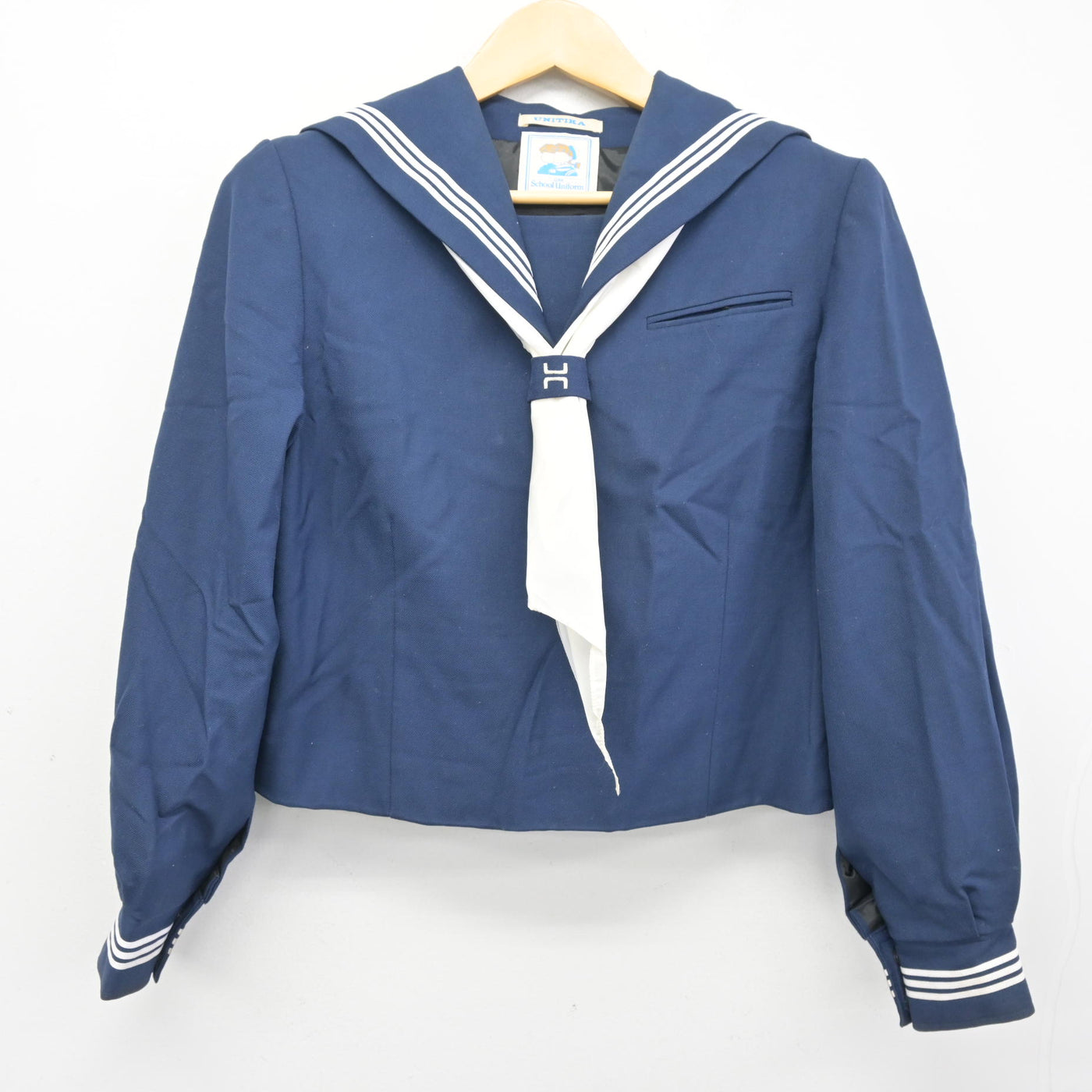 【中古】茨城県 伊奈東中学校 女子制服 3点 (セーラー服・スカート) sf101518