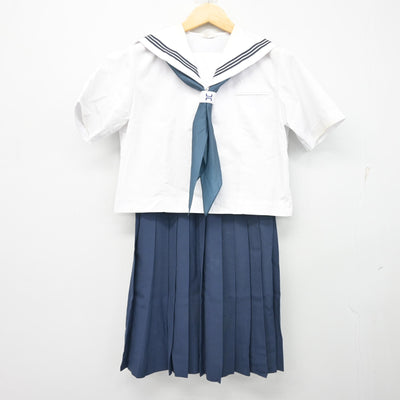【中古】茨城県 伊奈東中学校 女子制服 4点 (セーラー服・スカート) sf101519
