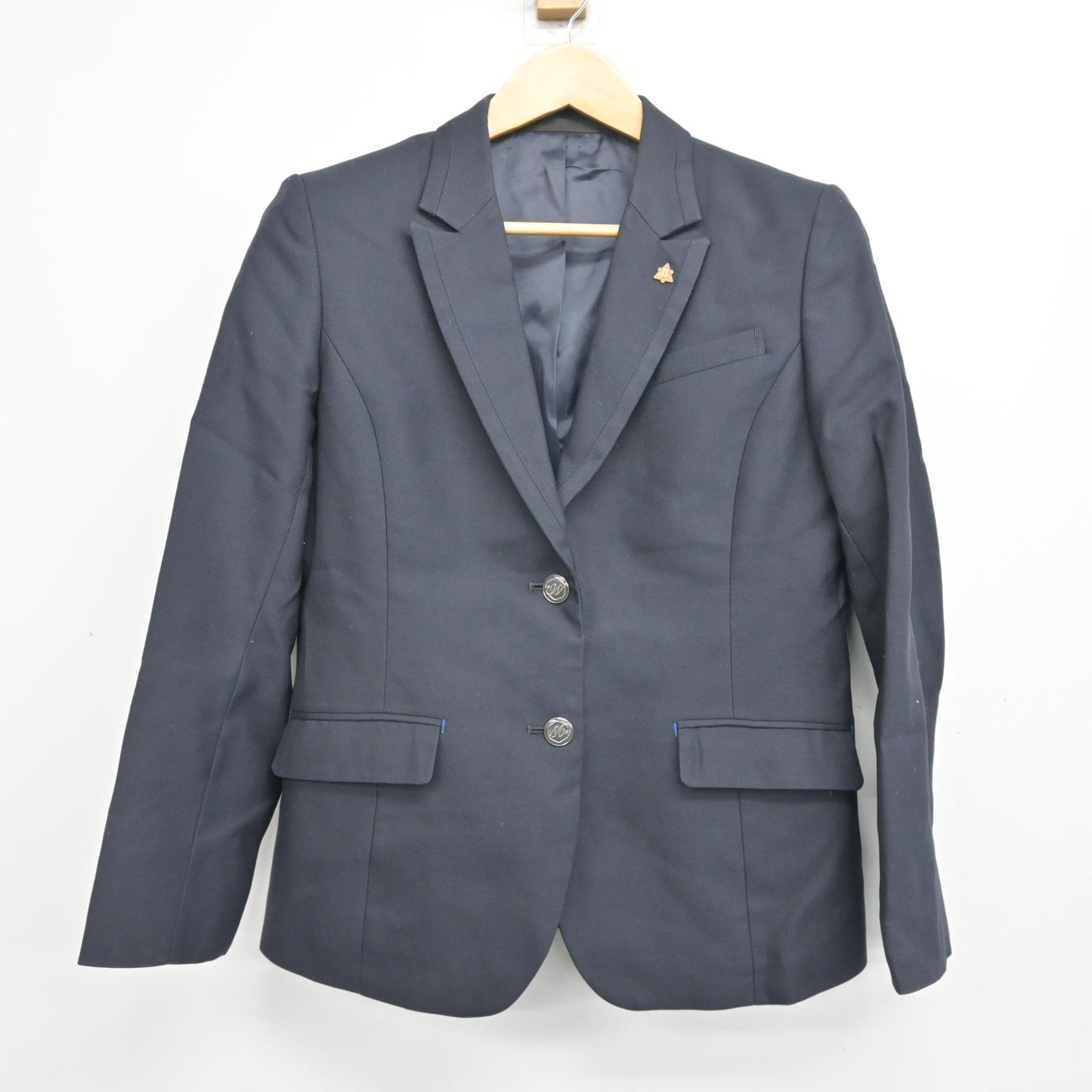【中古】茨城県 水海道第一高等学校 女子制服 4点 (ブレザー・ズボン) sf101520