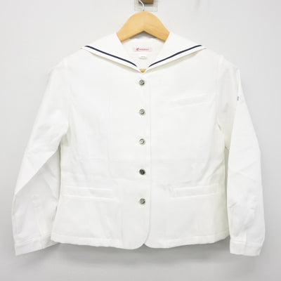 【中古】大分県 明豊高等学校 女子制服 2点 (セーラー服・スカート) sf101534