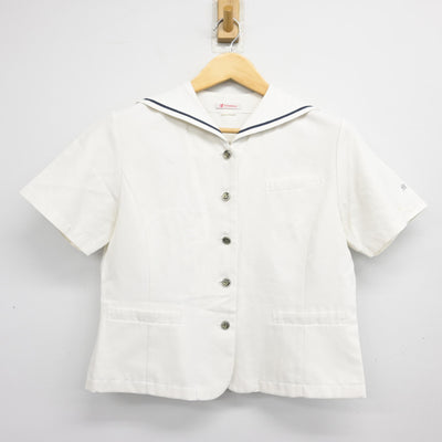 【中古】大分県 明豊高等学校 女子制服 2点 (セーラー服・スカート) sf101536