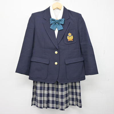 【中古】千葉県 流通経済大学付属柏高等学校 女子制服 5点 (ブレザー・シャツ・スカート) sf101544