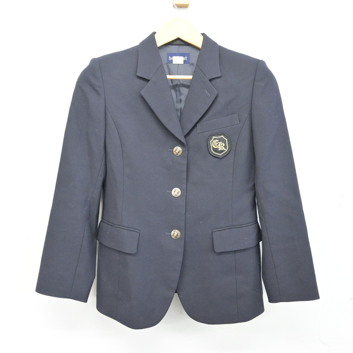 中古】千葉県 千葉経済大学附属高等学校 女子制服 3点 (ブレザー