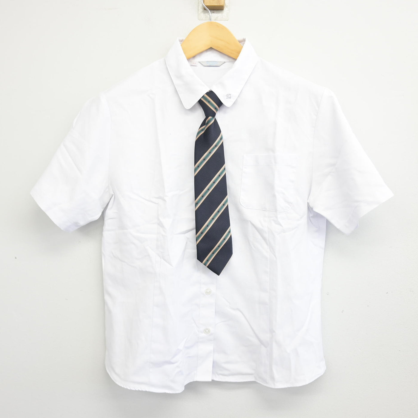 中古】兵庫県 神戸星城高等学校 女子制服 3点 (シャツ・スカート