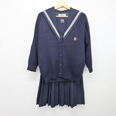 【中古】兵庫県 姫路南高等学校 女子制服 4点 (ニット・セーラー服・スカート) sf101570